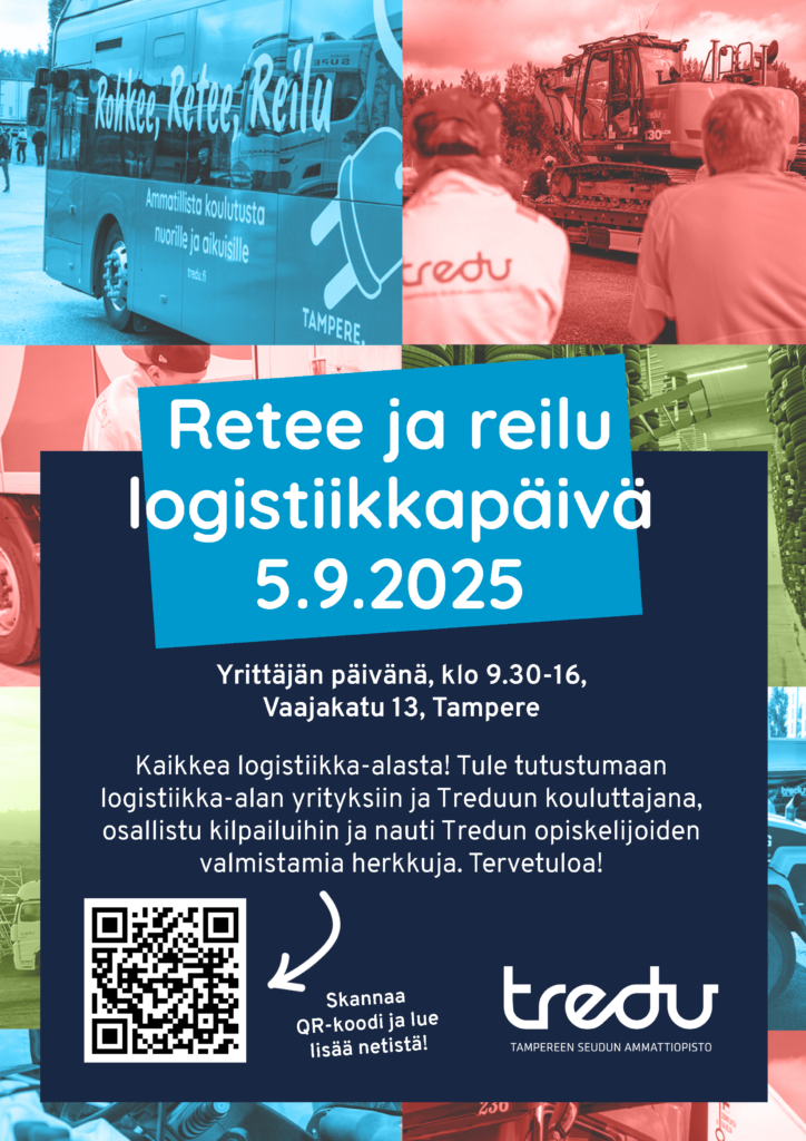 Tredun logistiikkapäivän esite.